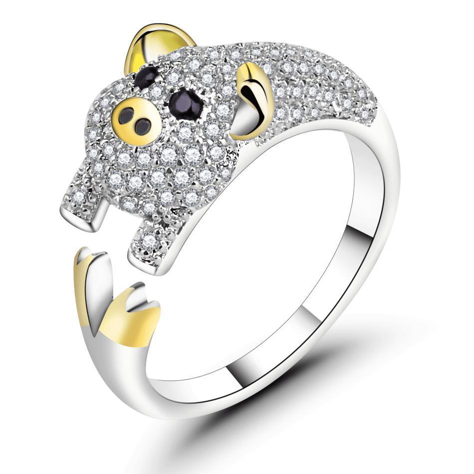 Zodiac Ring, Sterling Silver Ring, Female Ring, Natal Year Ring