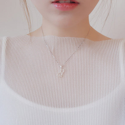 Korean Sweet Cat Necklace Simple Necklace