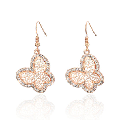 Earrings Butterfly Earrings New Earrings Women's All-match