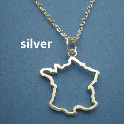 Country Map Necklace European Hometown Necklace