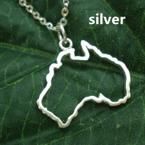 Country Map Necklace European Hometown Necklace
