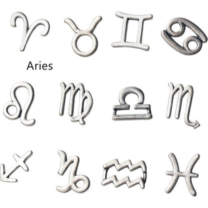 12 constellation earrings simple wishing earrings earrings