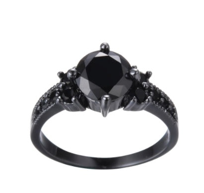 Zircon ring women's beauty ring